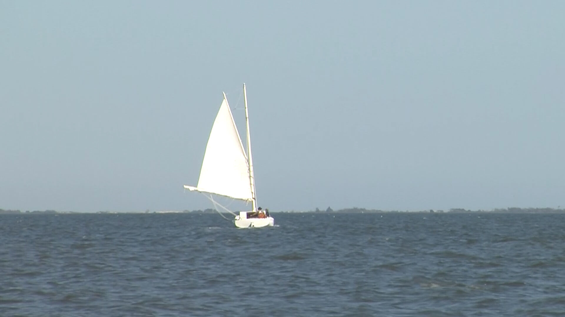 Travels With Charlie: Sailboat in the Chincoteague Bay